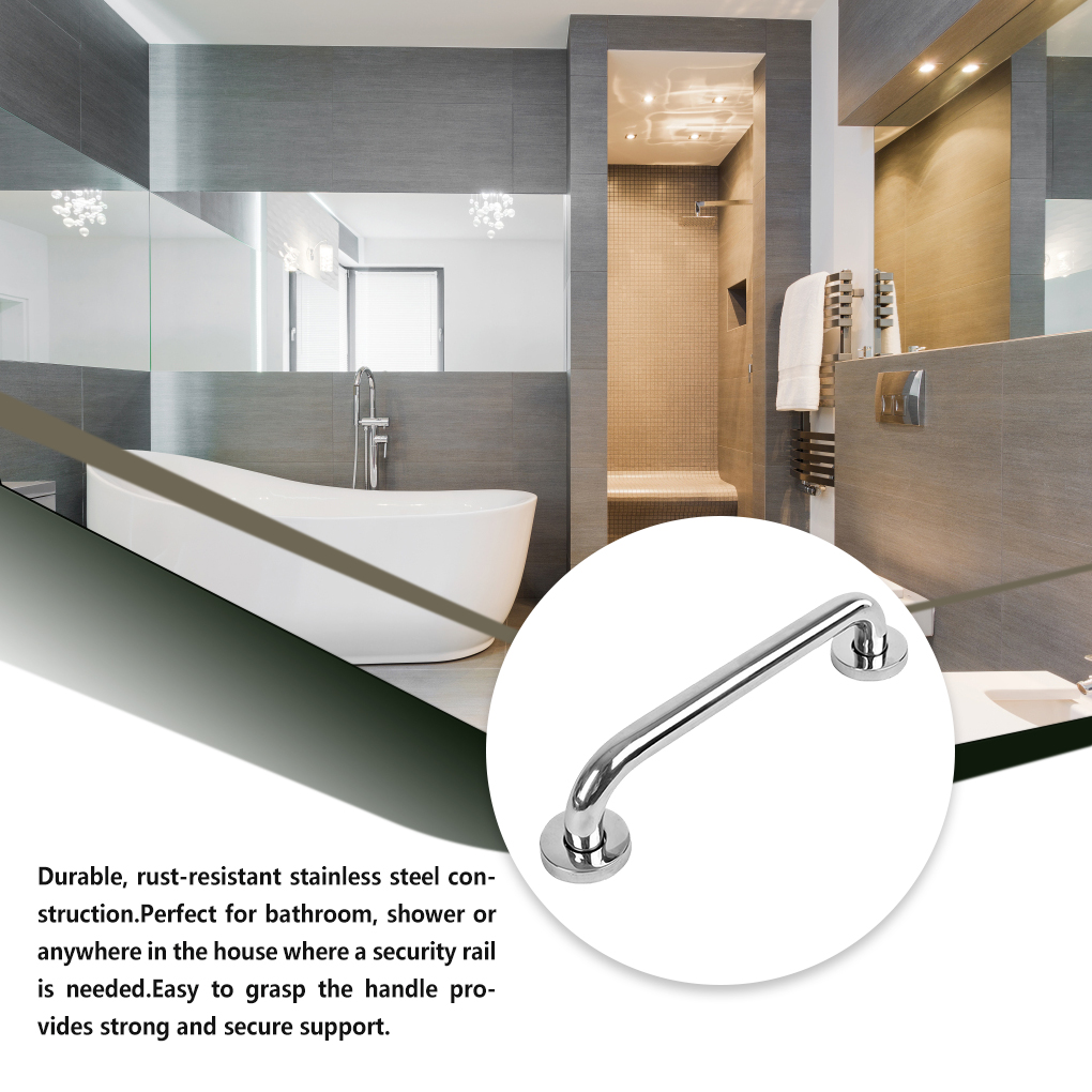 Towel Grab Bar Stainless Steel - огляд і ціна Home Bathroom Grab Bar