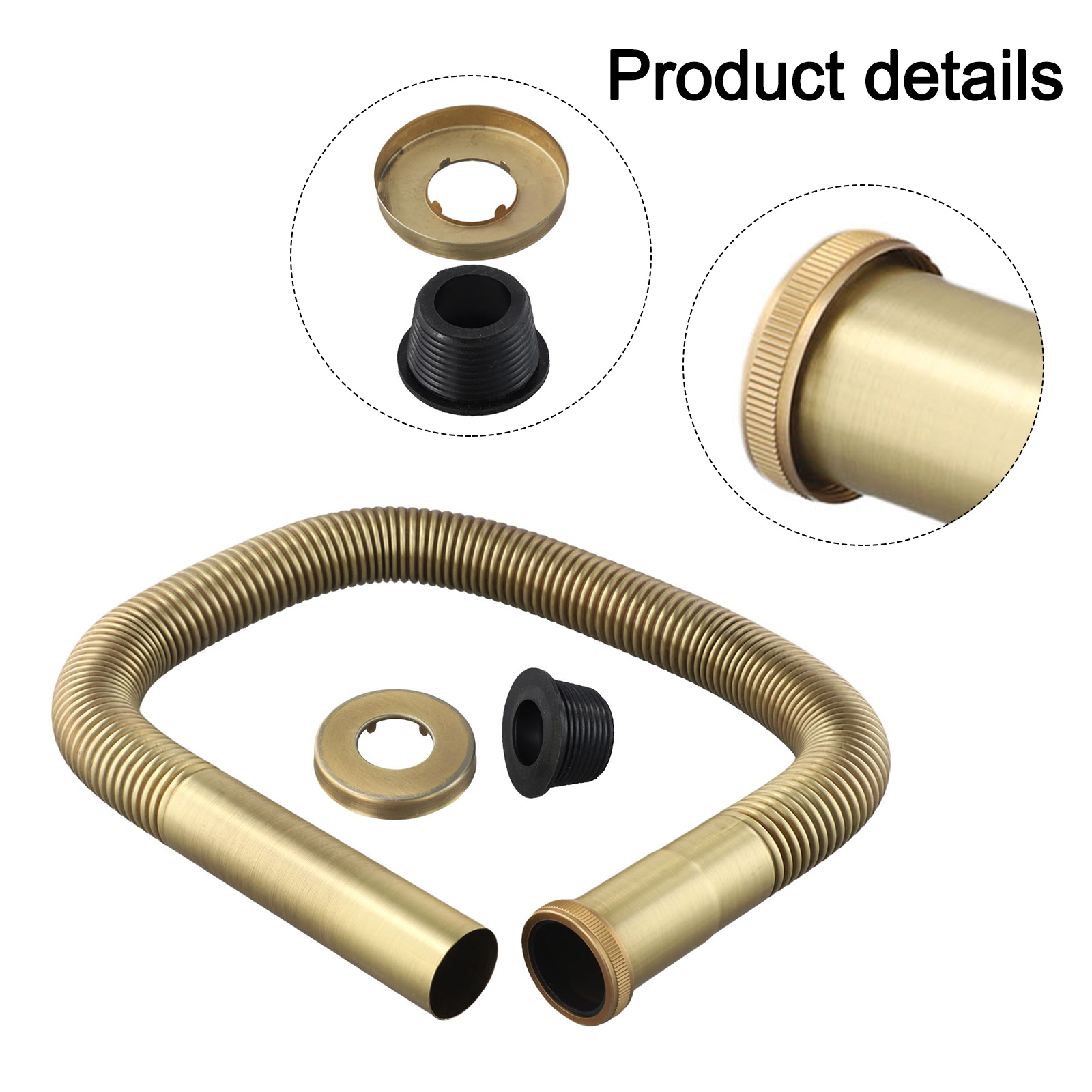 1pc Flexible Hose Brass Hose S - огляд і ціна Home Bathroom Sink