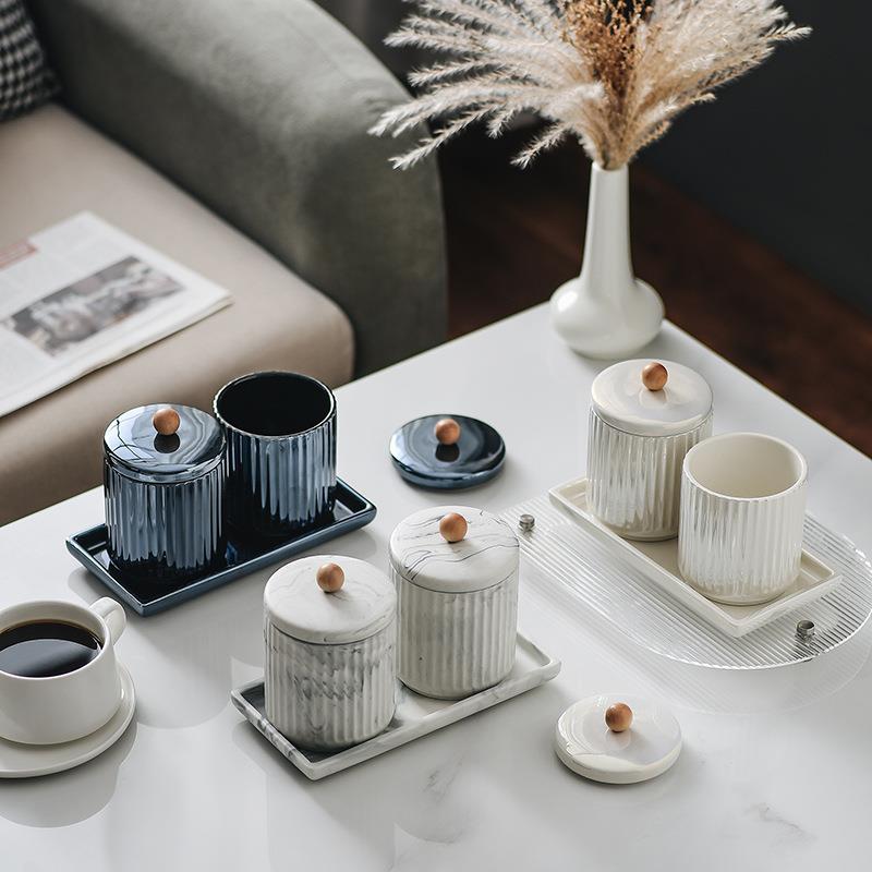  Marble Ceramic Bathroom Tooth - огляд і ціна Toothbrush Holder Set