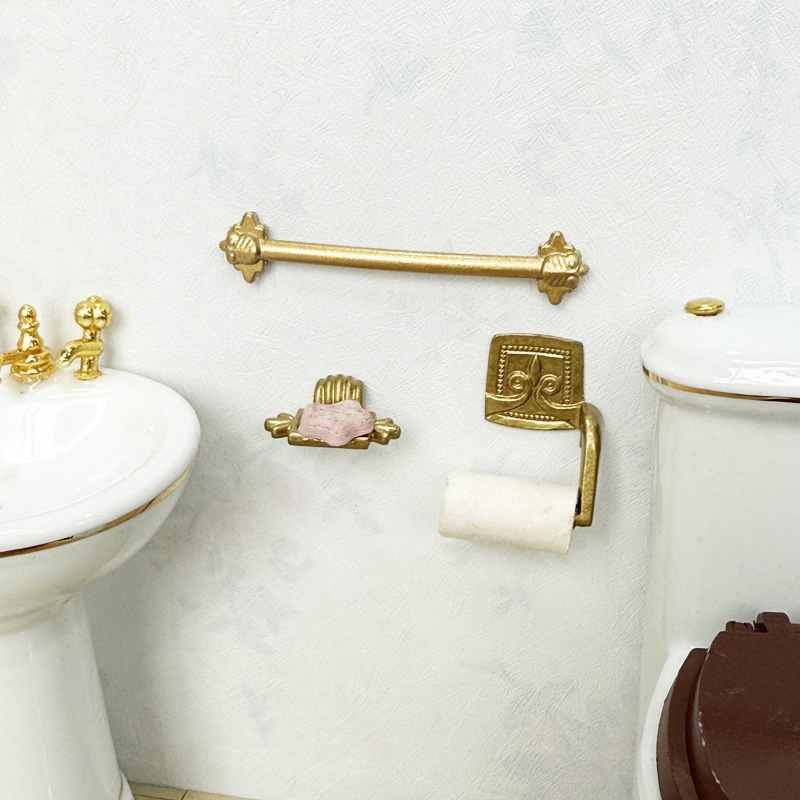 ●1/12 Dollhouse Simulation Pap - огляд і ціна Home Center Bathroom Accessories