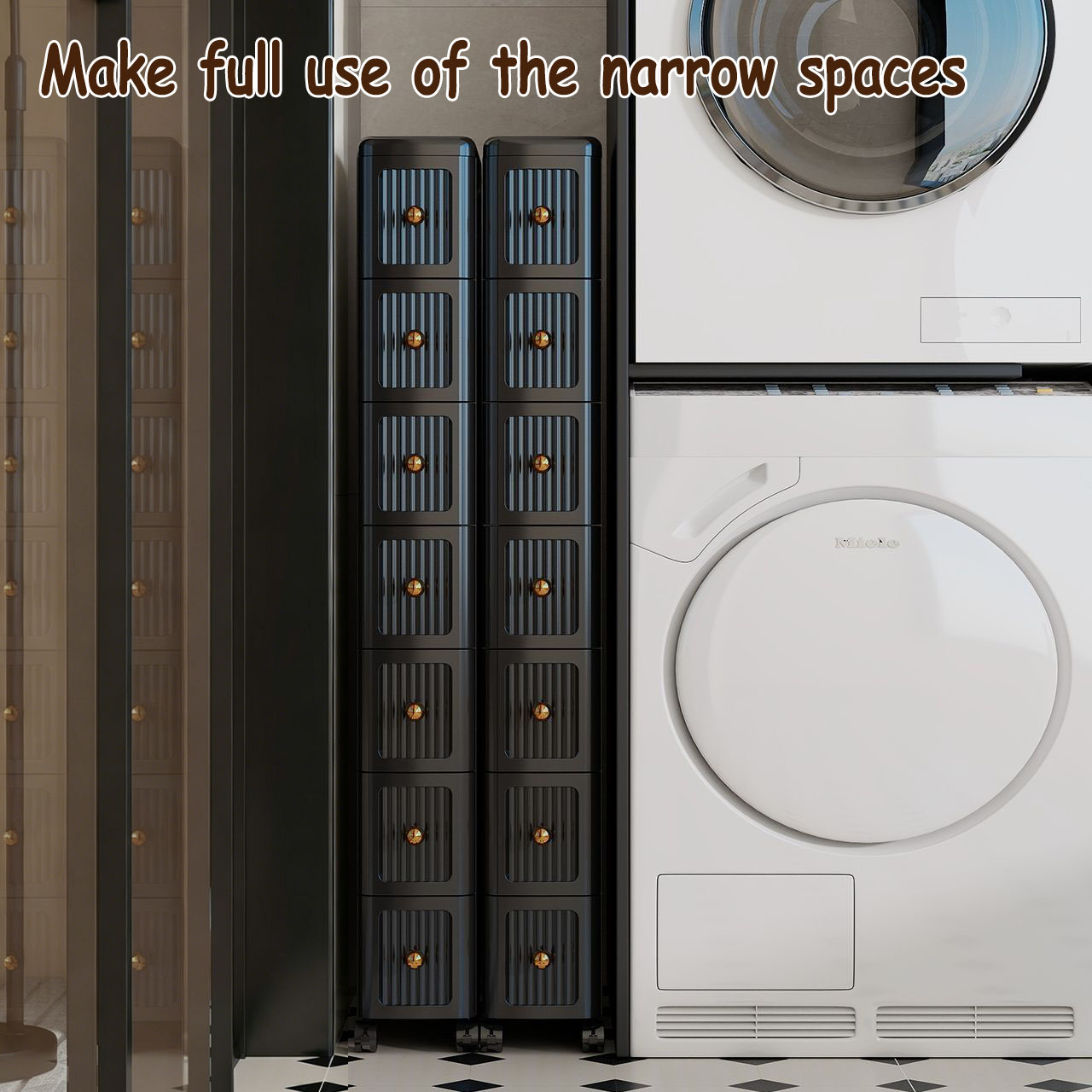 15CM Narrow Gap Drawer Storage - огляд і ціна Home Bathroom Furniture