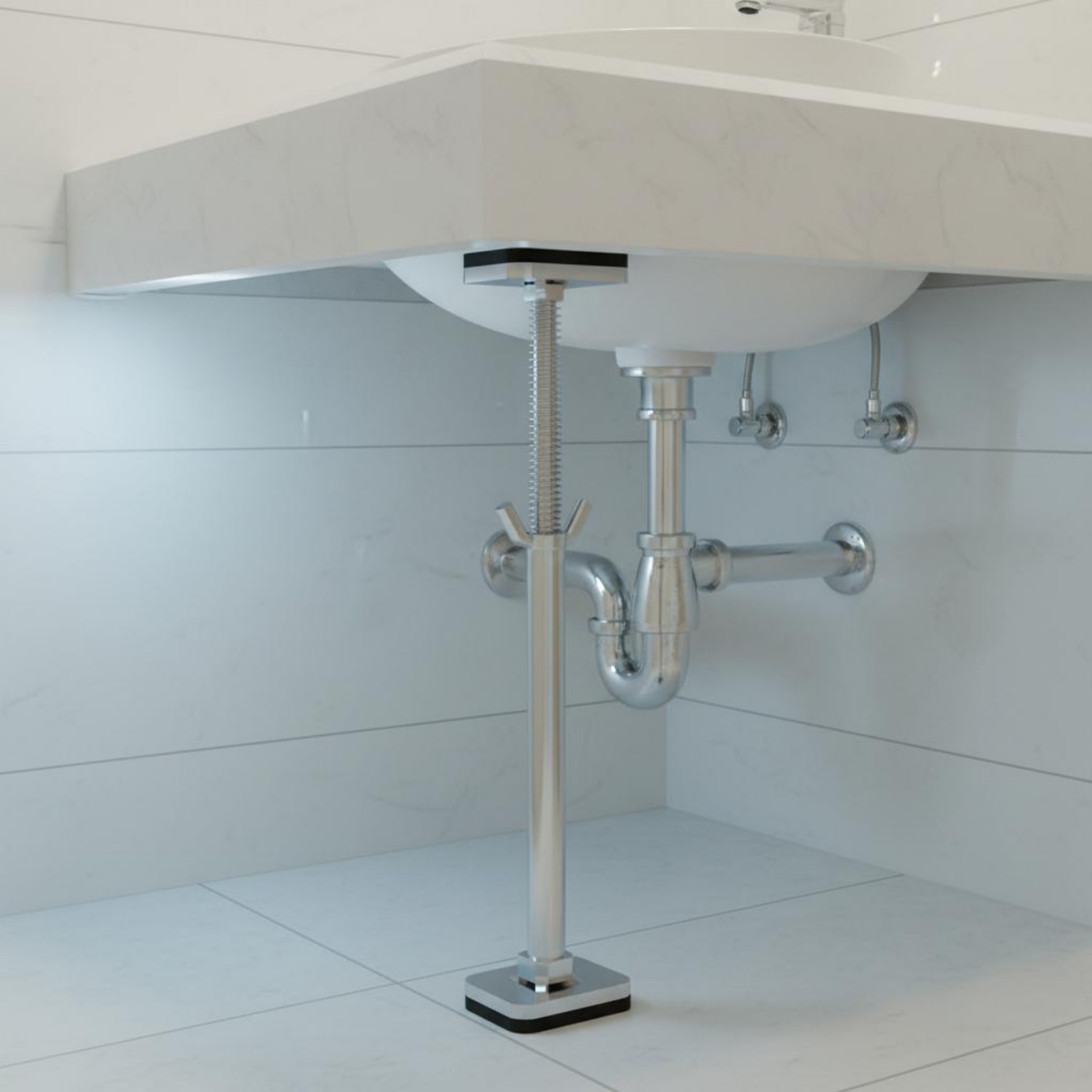 Under-Mount Sink Support Brace - огляд і ціна Home Bathroom Sink