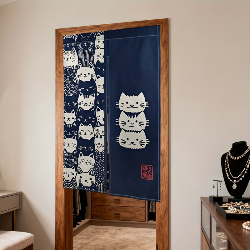 VIKAMA Cute Cat Japanese-Style - огляд і ціна Home Bathroom Partition