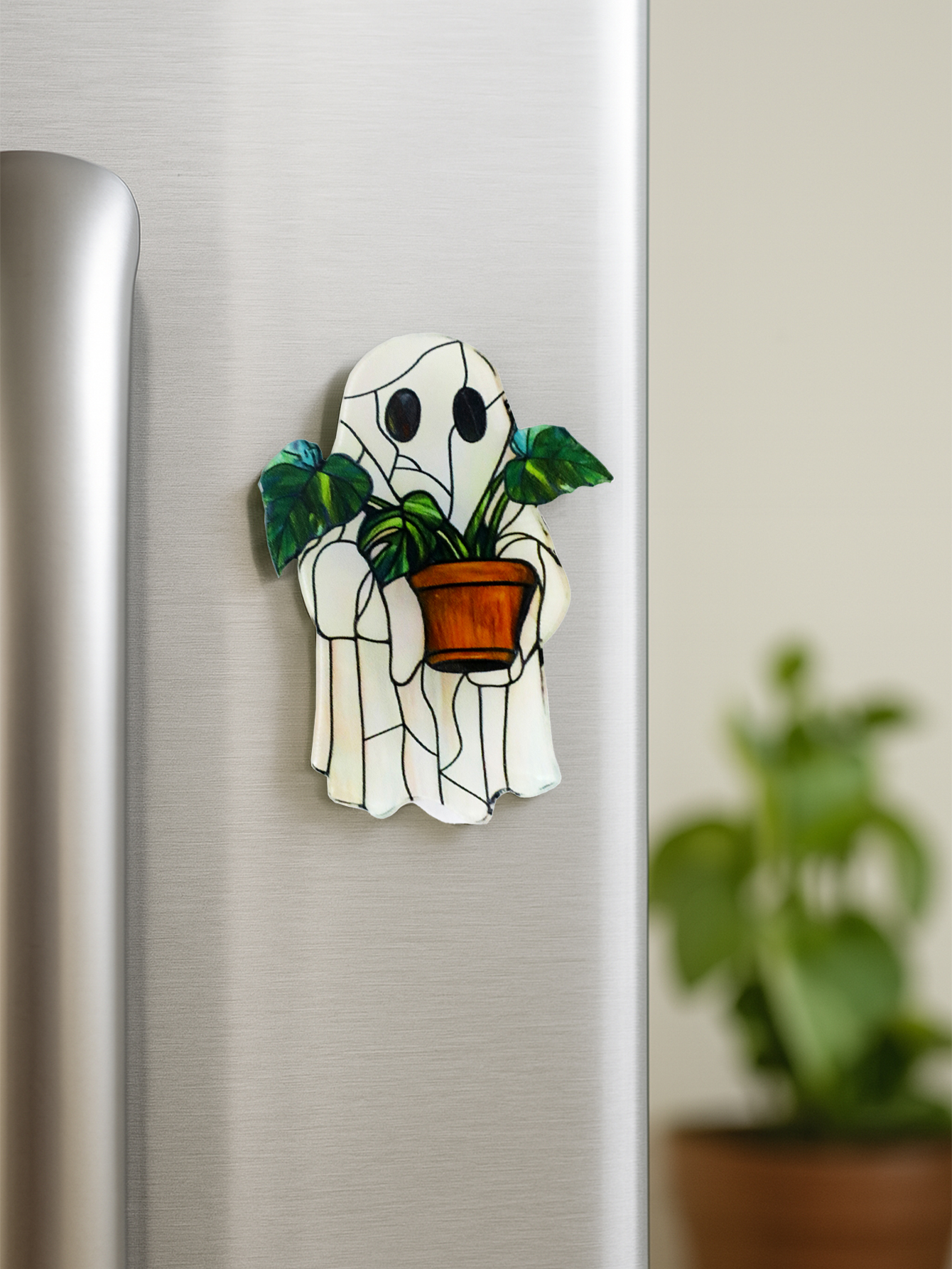 Halloween Ghost Acrylic Sticke - огляд і ціна Home Bathroom Furniture