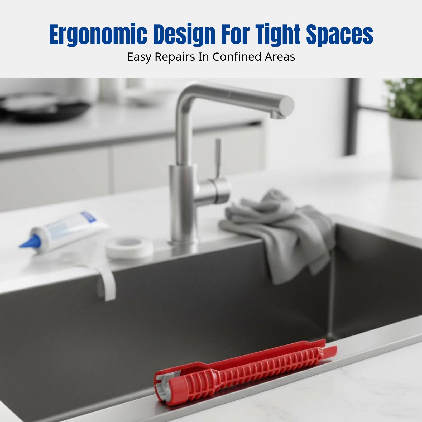 Plumbing Sink Wrench, Multifun - огляд і ціна Home Bathroom Sink