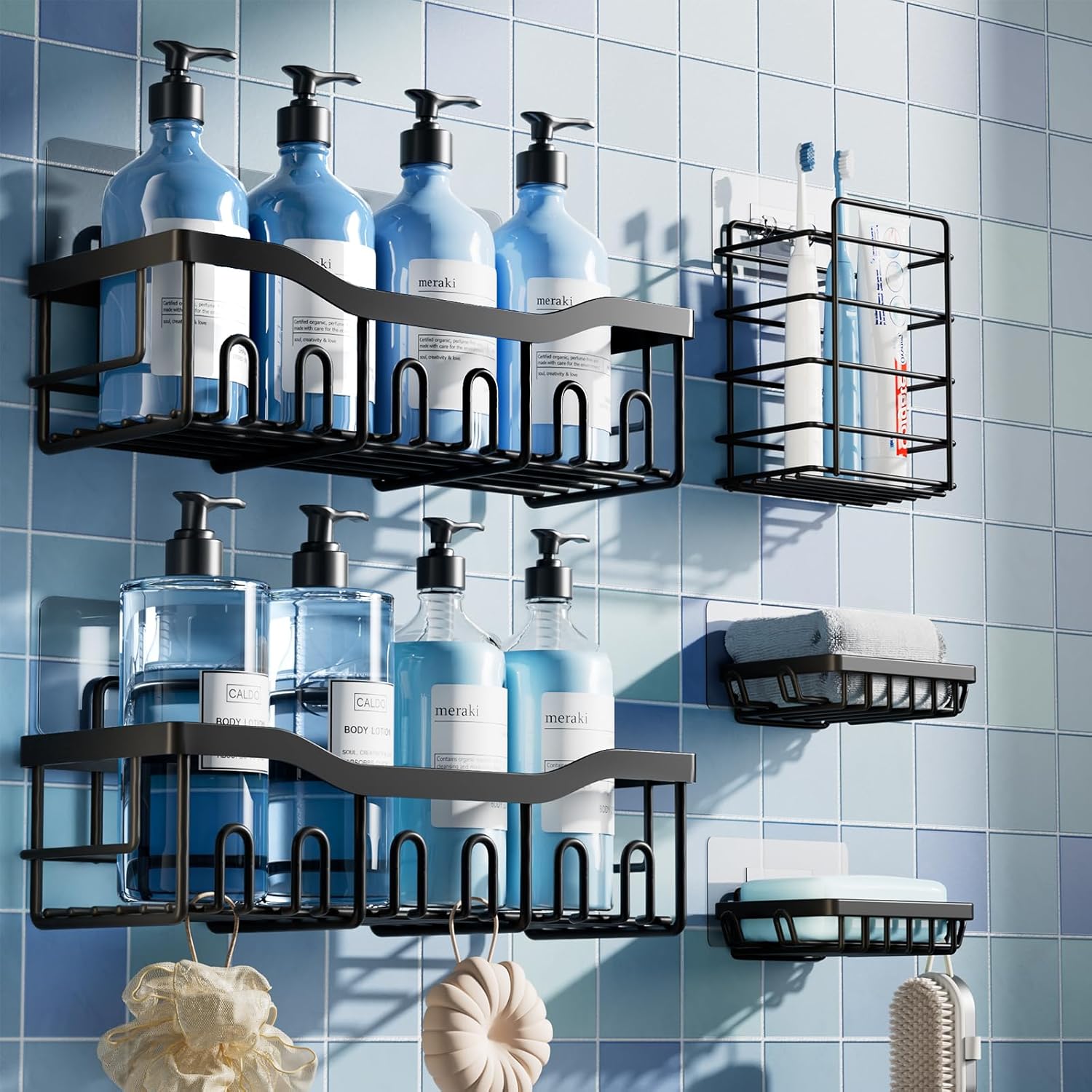 5-Pack Rustproof Stainless Ste - огляд і ціна Home Essentials Bathroom Organizer