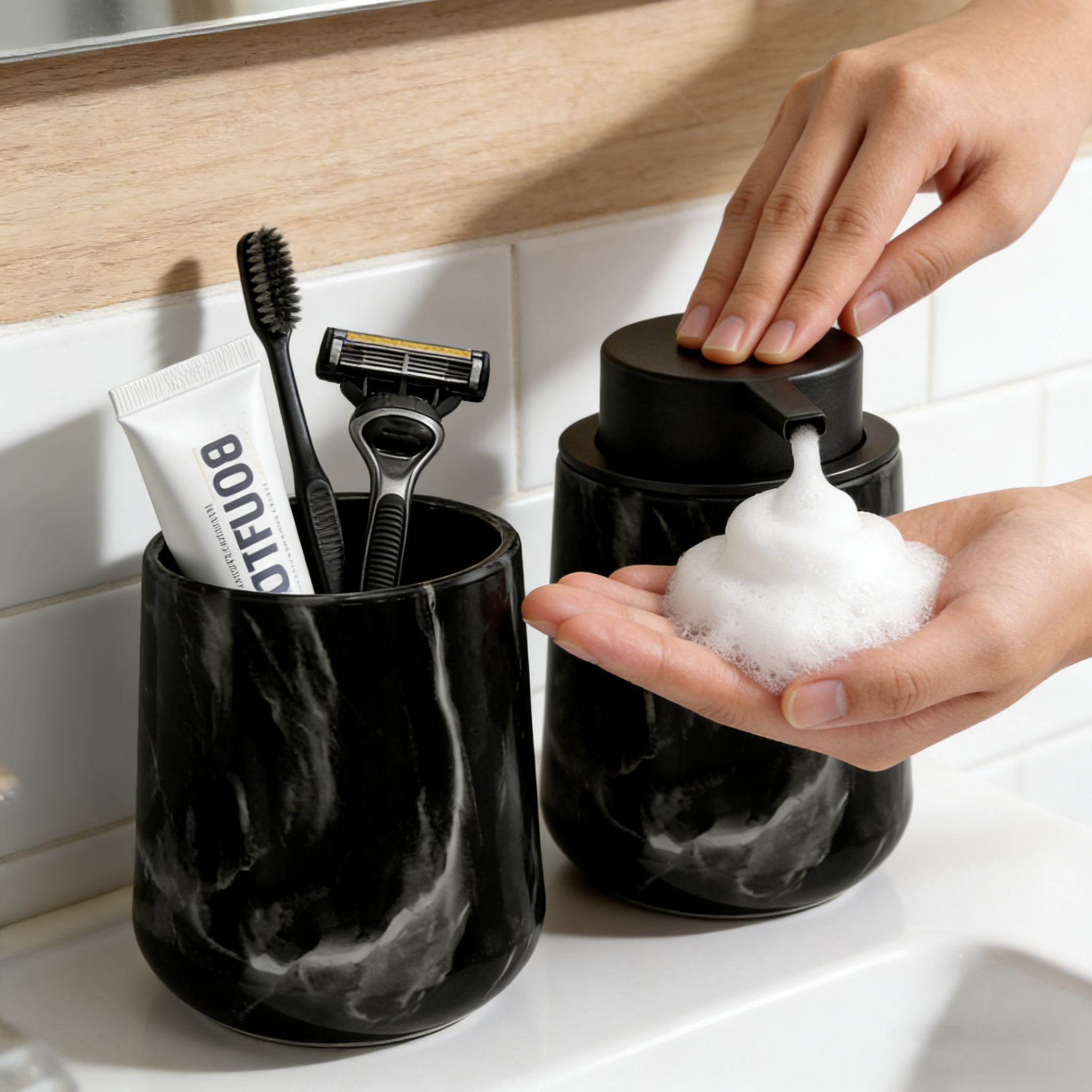 Elegant Hand Soap Dispenser an - огляд і ціна Home Essentials Bathroom Organizer