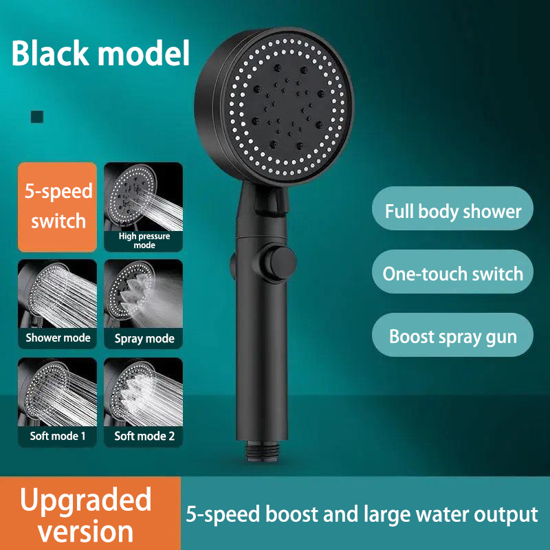 Pressure Boosting Shower Head  - огляд і ціна Home And Bathroom