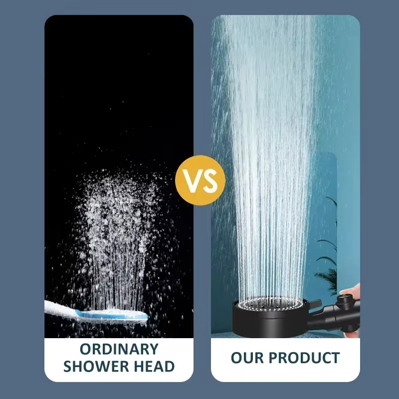 Pressure Boosting Shower Head  - огляд і ціна Home And Bathroom