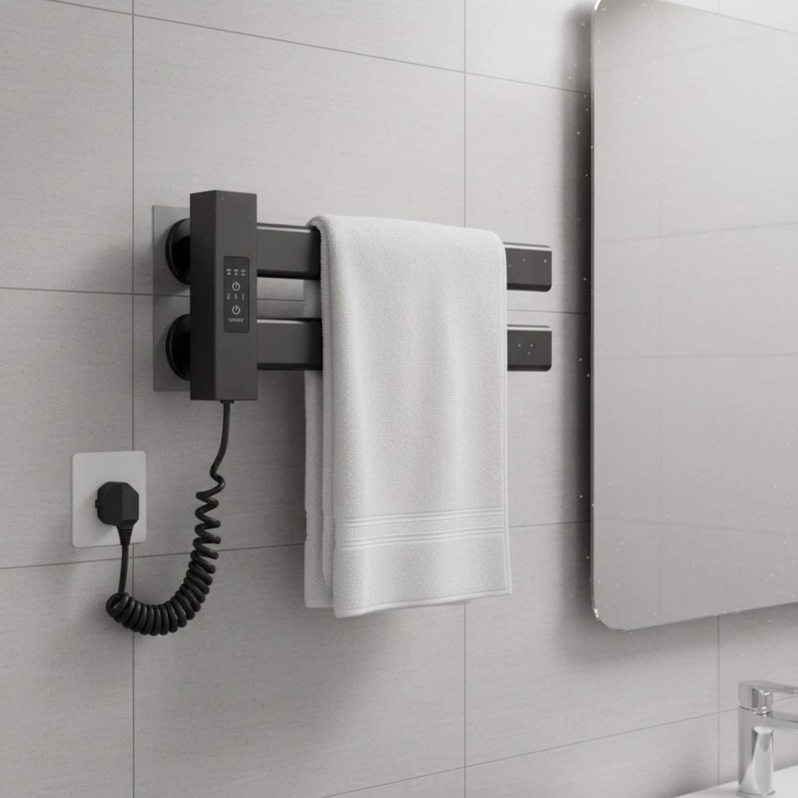 Smart Towel Heating Rack Quick - огляд і ціна Home And Bathroom