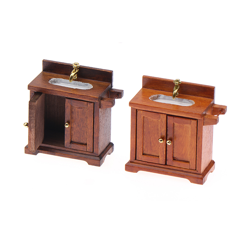 1/12 Dollhouse Simulation Wash - огляд і ціна Home Bathroom Furniture