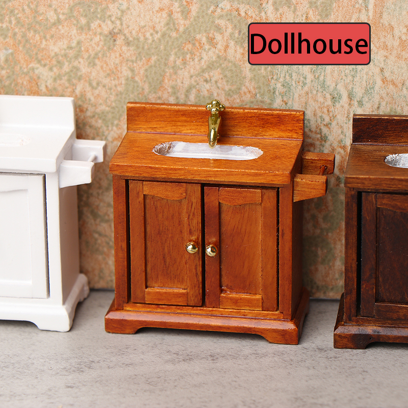 1/12 Dollhouse Simulation Wash - огляд і ціна Home Bathroom Furniture