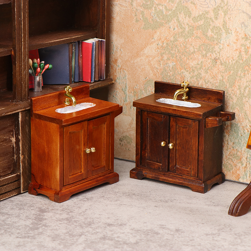 1/12 Dollhouse Simulation Wash - огляд і ціна Home Bathroom Furniture