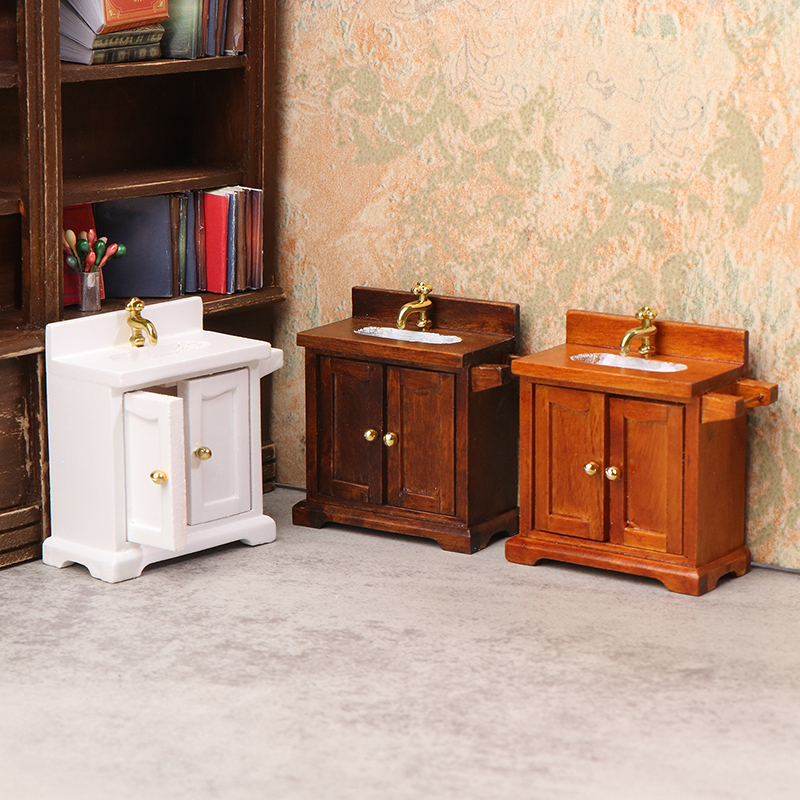 1/12 Dollhouse Simulation Wash - огляд і ціна Home Bathroom Furniture