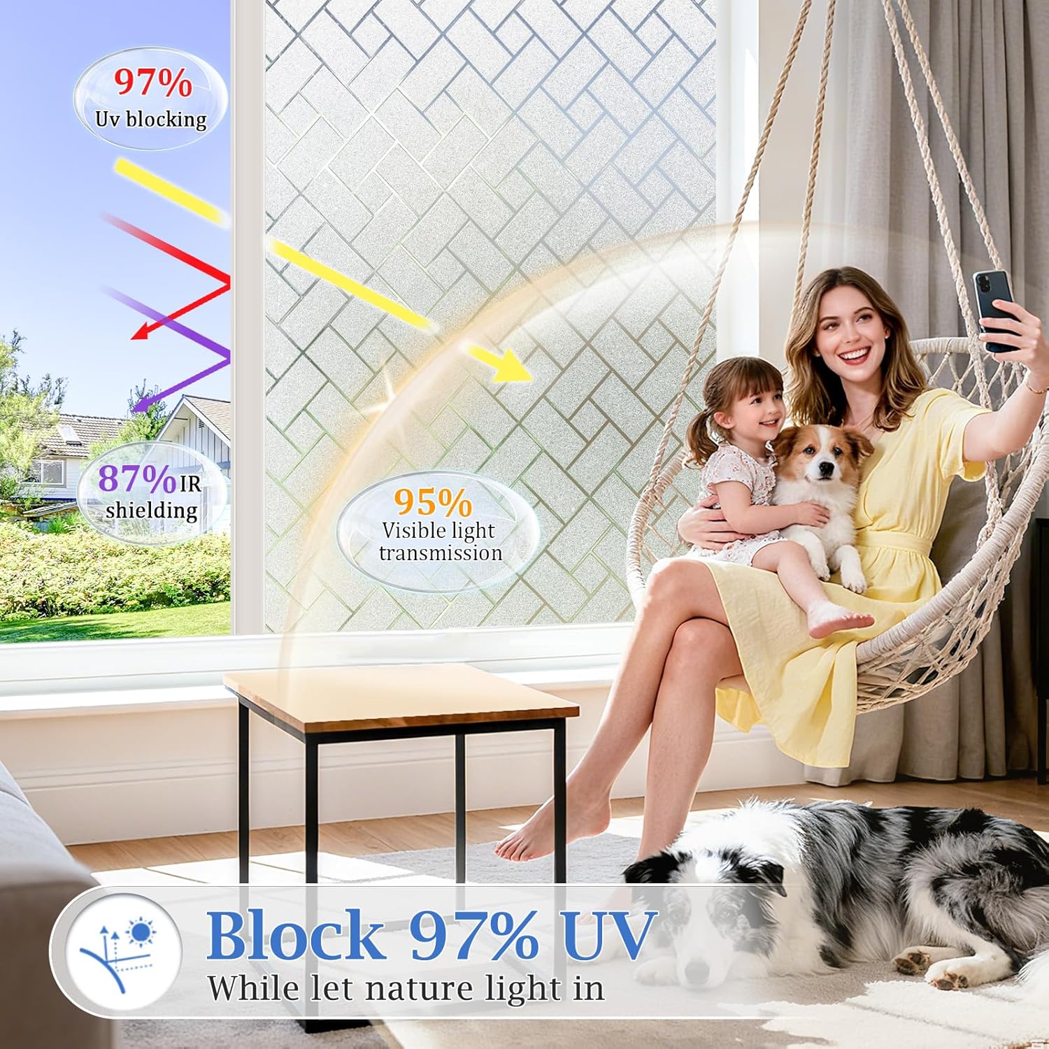Frosted Window Privacy Film St - огляд і ціна Home And Bathroom