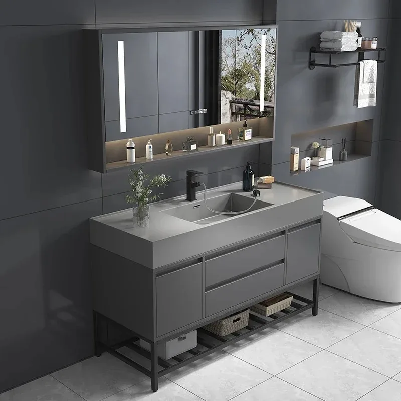 Luxury Modern Wall Shelf Bathr - огляд і ціна Home Bathroom Vanity Combo