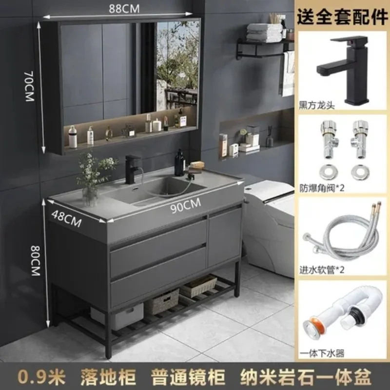 Luxury Modern Wall Shelf Bathr - огляд і ціна Home Bathroom Vanity Combo