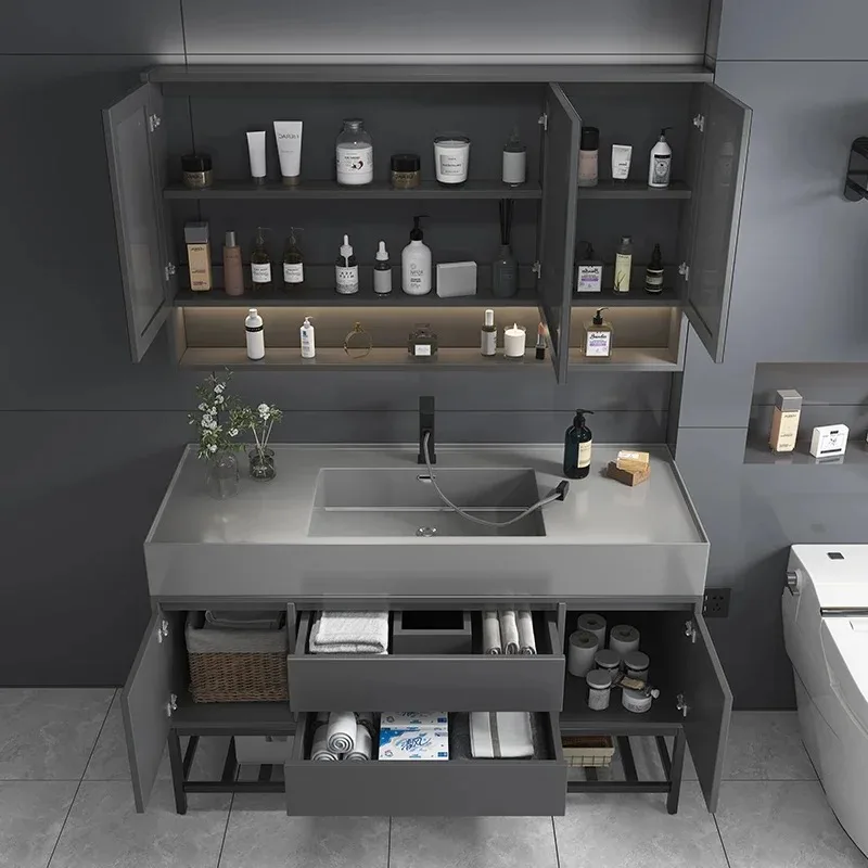 Luxury Modern Wall Shelf Bathr - огляд і ціна Home Bathroom Vanity Combo