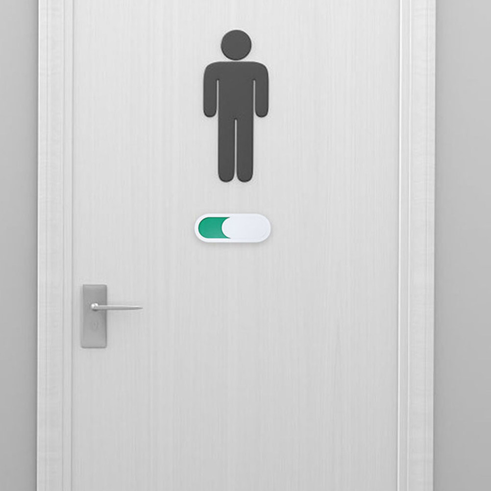 7Pcs Door Sign Sliding Vacant  - огляд і ціна Home Bathroom Occupied Sign
