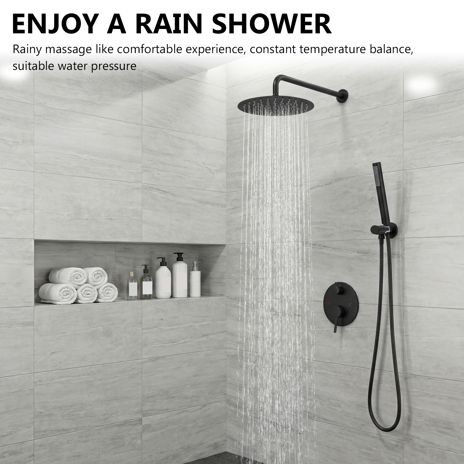 Ceiling Rainfall Shower Head S - огляд і ціна Home And Bathroom