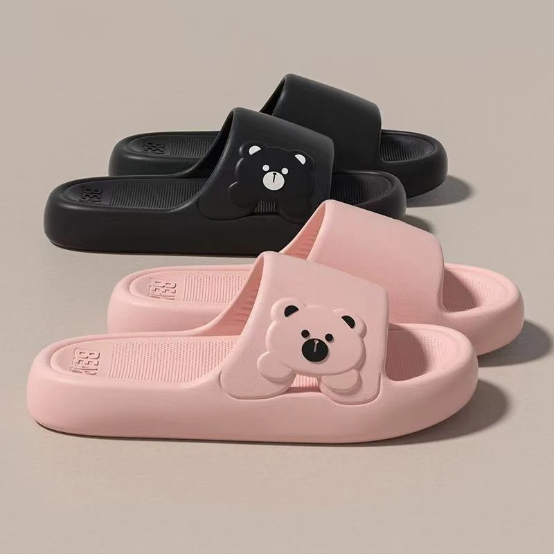 Slippers Bathroom Cartoon Bear - огляд і ціна Home Bath