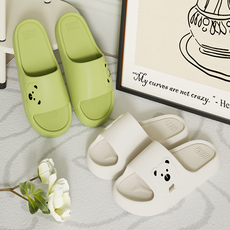Slippers Bathroom Cartoon Bear - огляд і ціна Home Bath