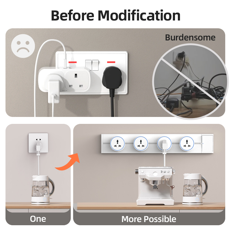 Track Rail Socket EU UK FR Kor - огляд і ціна Home Outlet Bathroom