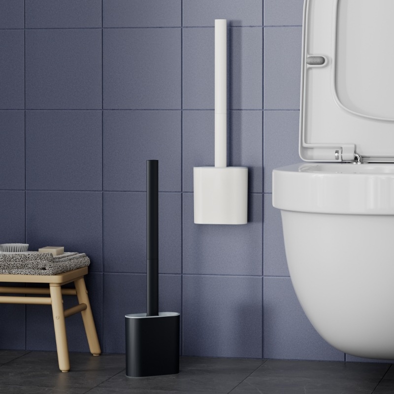 1PC Wall Mounted Toilet Brush  - огляд і ціна Home Bathroom Cleaning