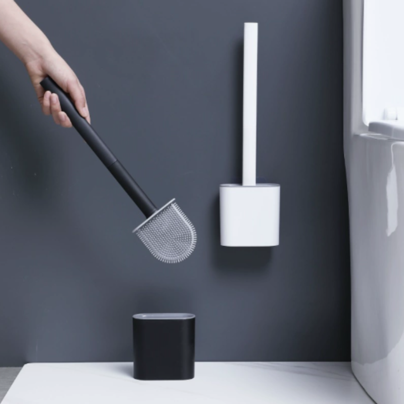 1PC Wall Mounted Toilet Brush  - огляд і ціна Home Bathroom Cleaning