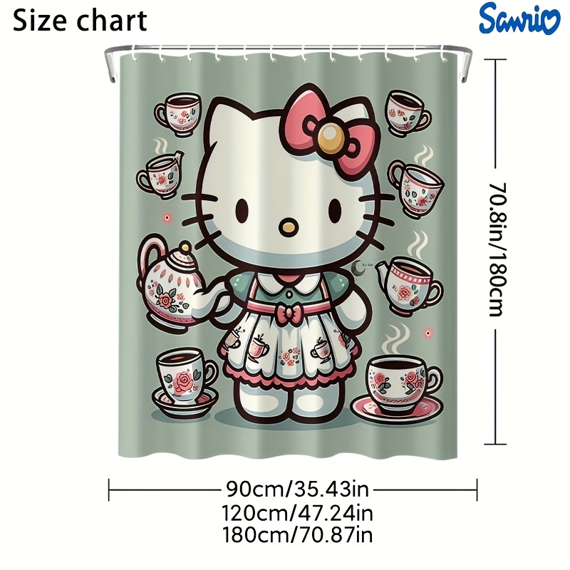 Sanrio 1pc Hello Kitty Pattern - огляд і ціна Home Bathroom Partition