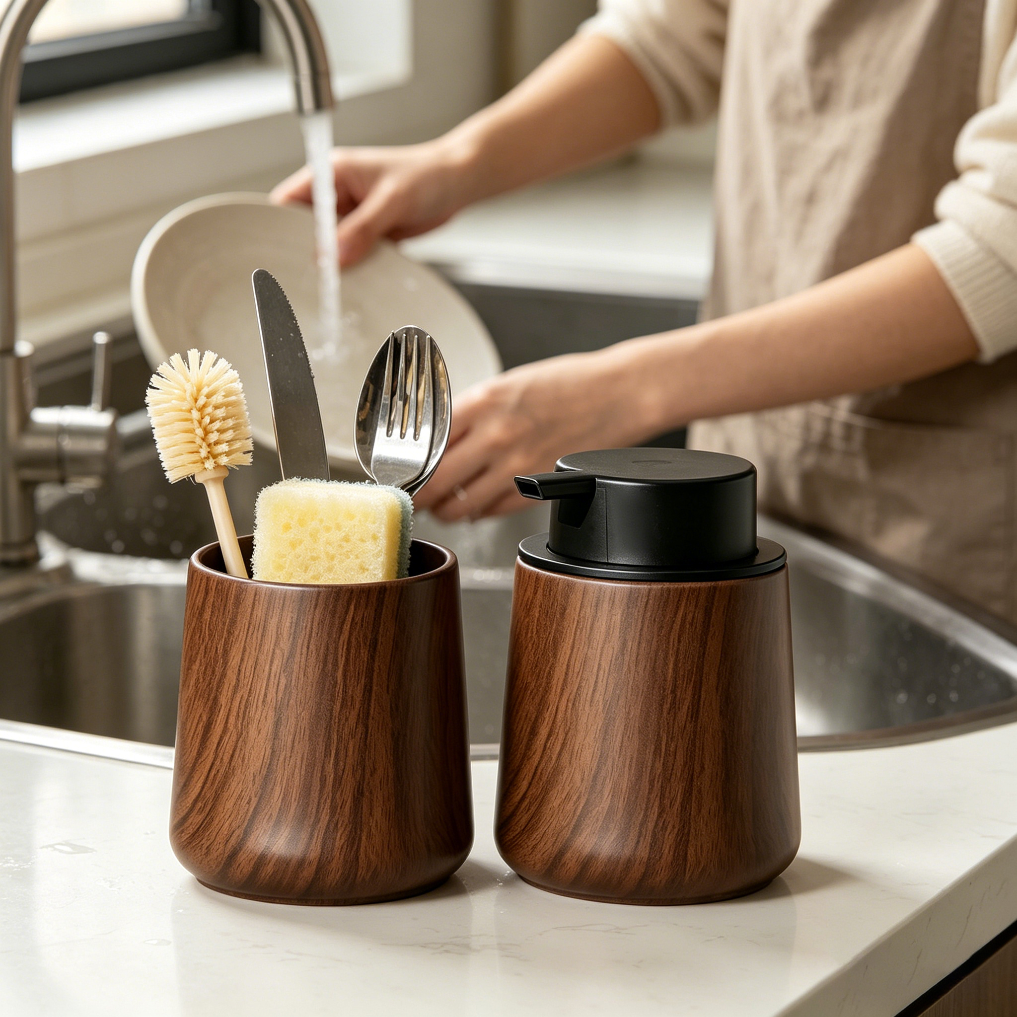 Elegant Hand Soap Dispenser an - огляд і ціна Home Essentials Bathroom Organizer