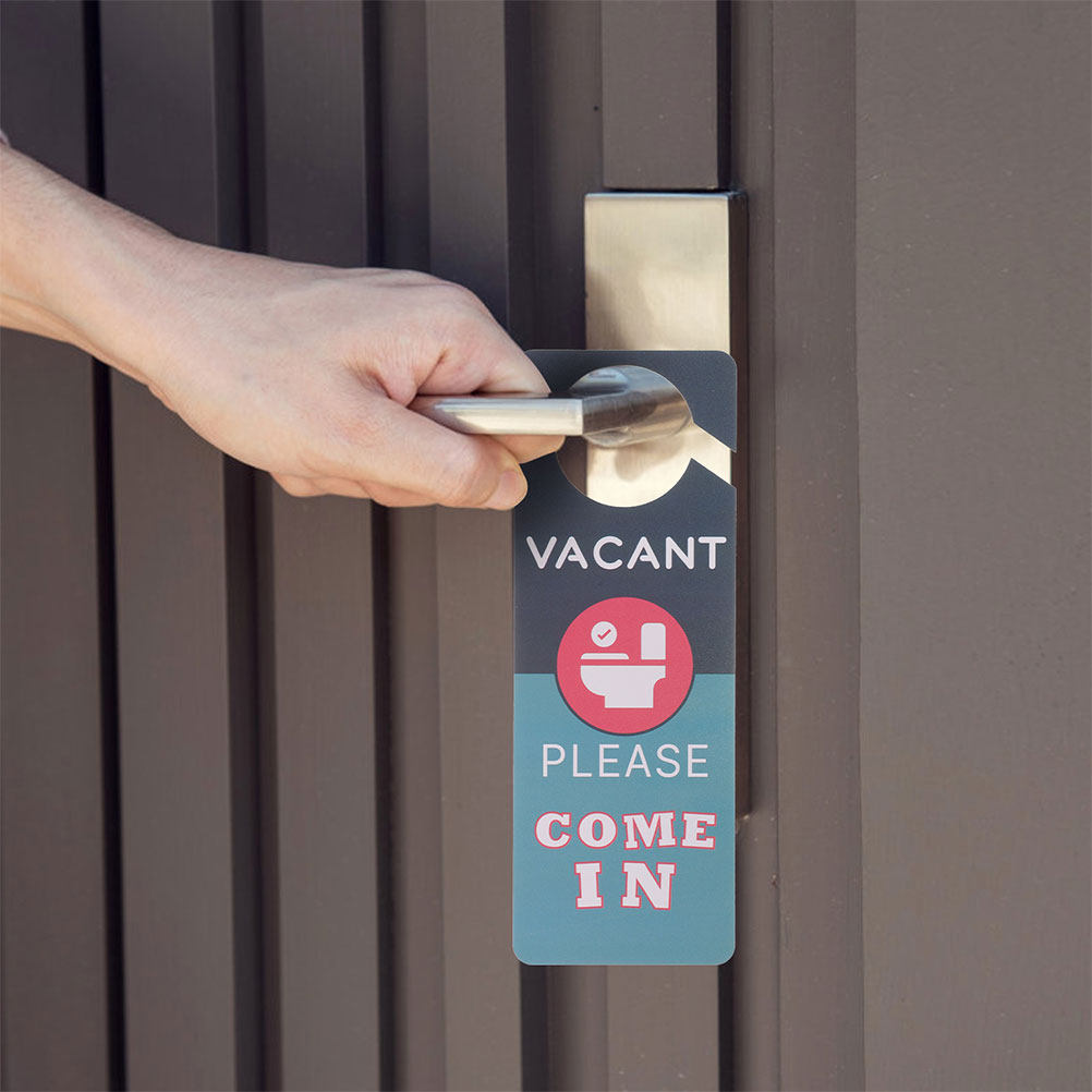 2Pcs Double-Side Door Hanger S - огляд і ціна Home Bathroom Occupied Sign