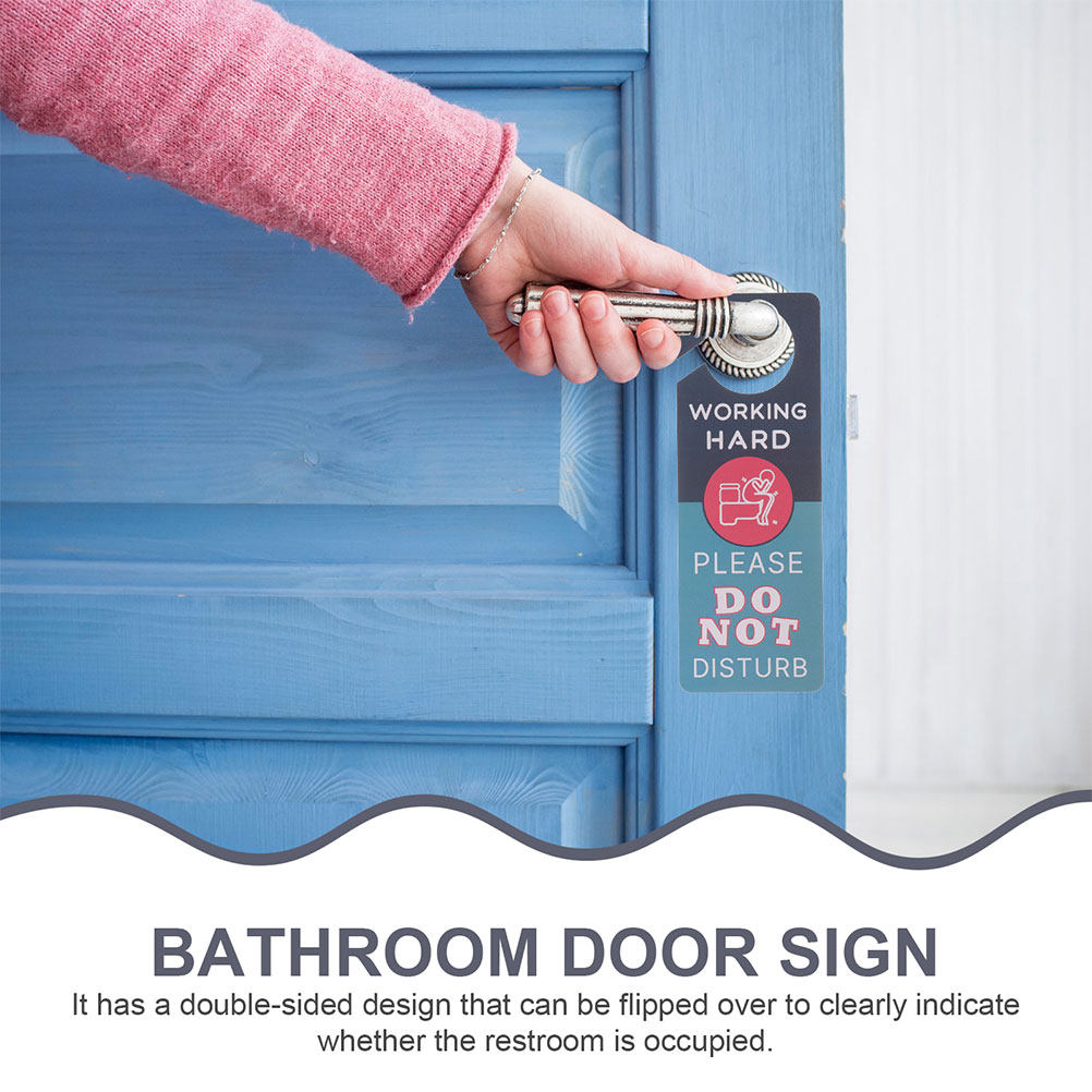 2Pcs Double-Side Door Hanger S - огляд і ціна Home Bathroom Occupied Sign